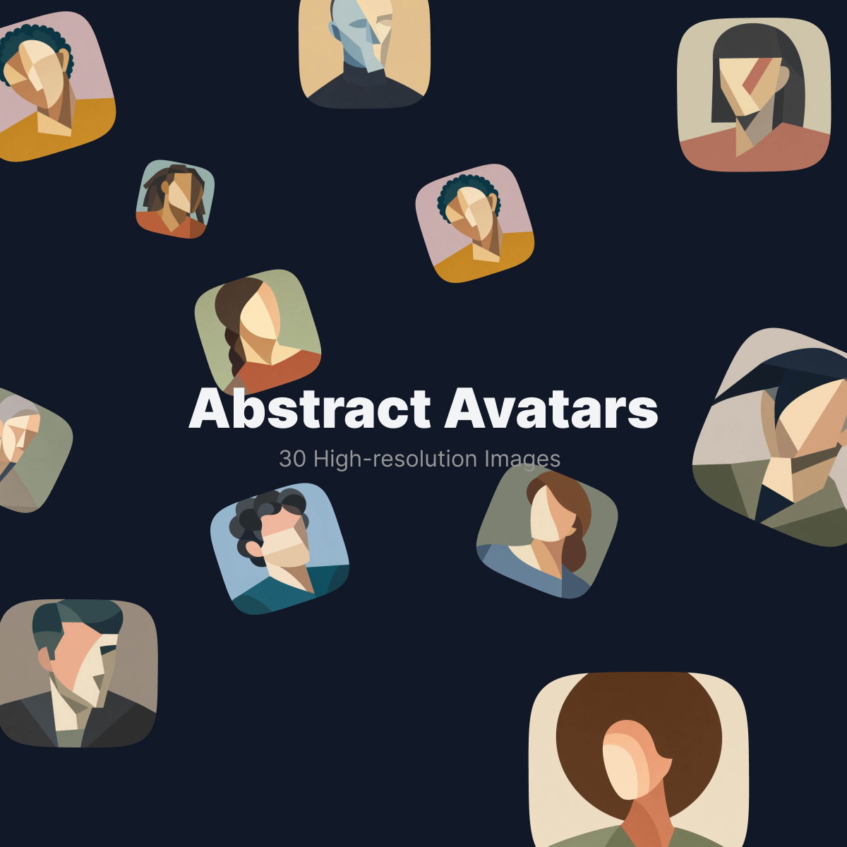 Abstract Avatar Pack Preview