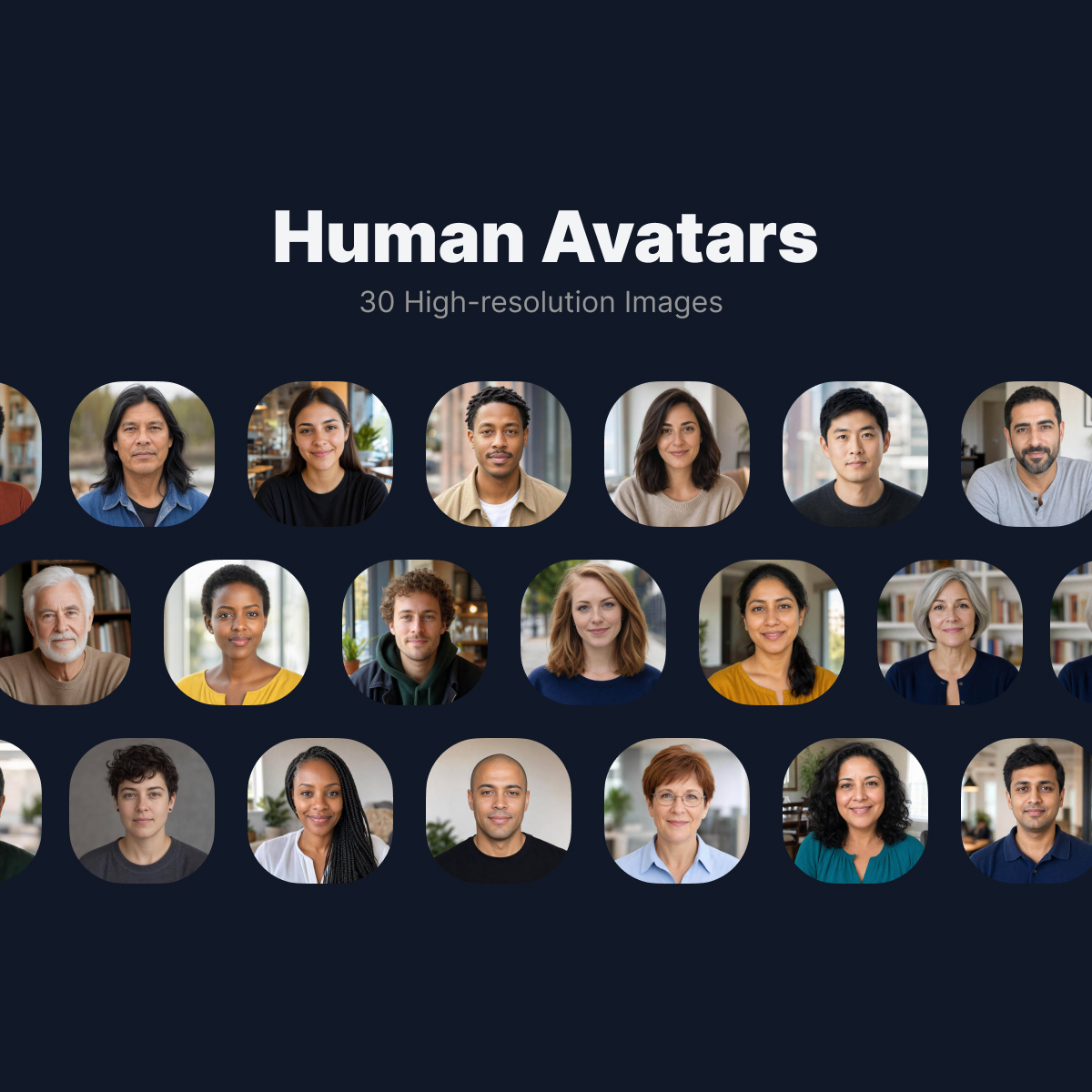 Human Avatar Pack Preview