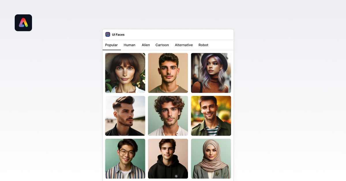 Adobe Express Plugin | Free UI Avatars for Design Mockups